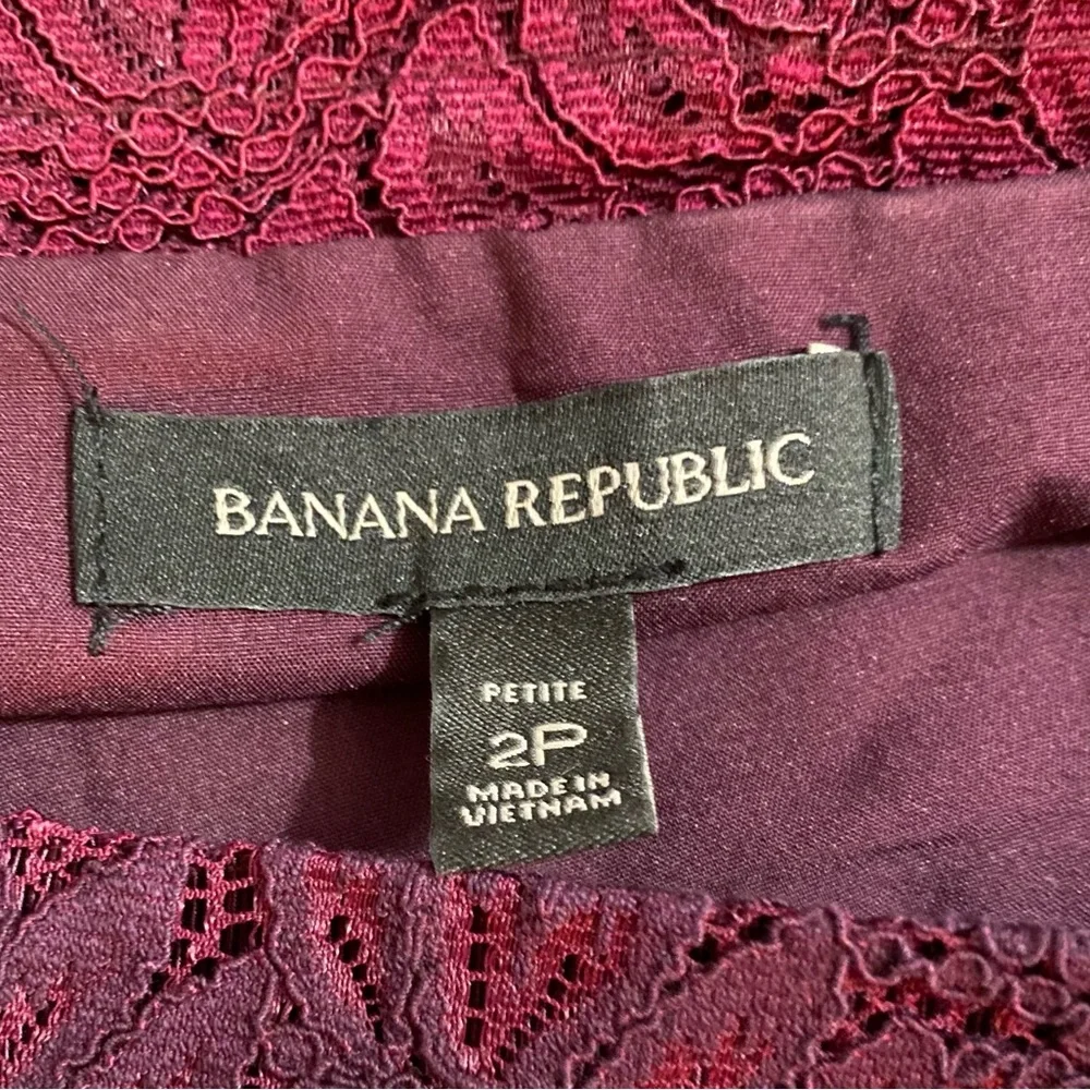 Banana Republic Ombre Lace Pencil Skirt